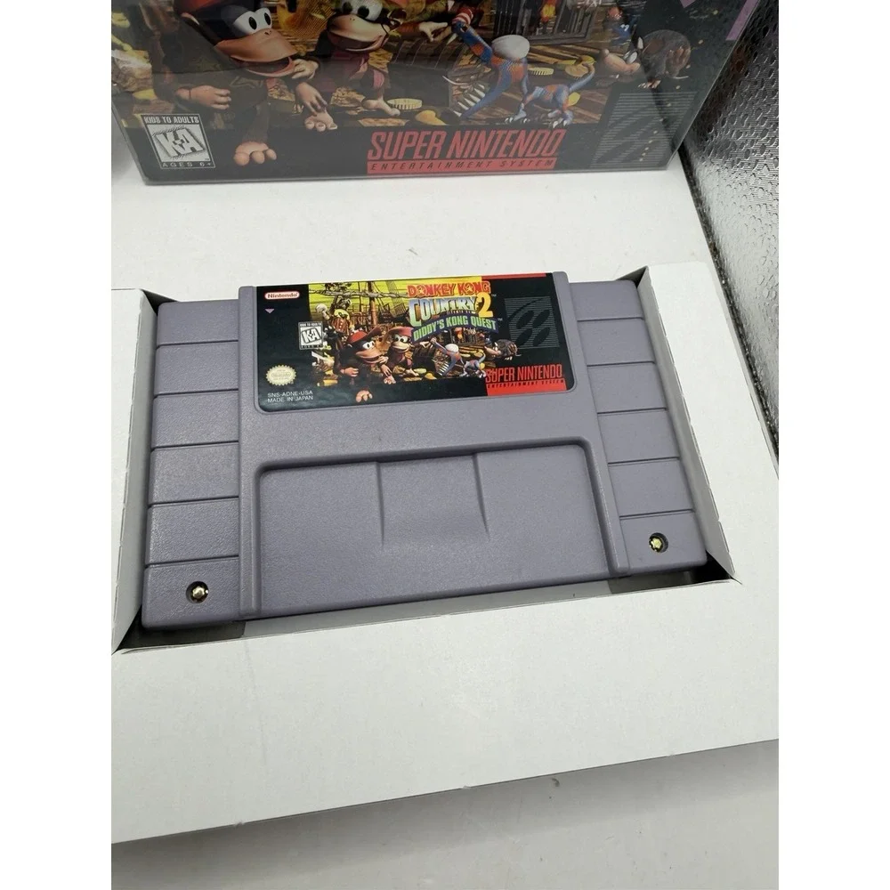 Donkey Kong Country 2 Diddy's Kong Quest SNES CIB Tested Complete Fast Shipping